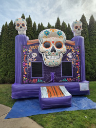 Dia de los muertos bounce house